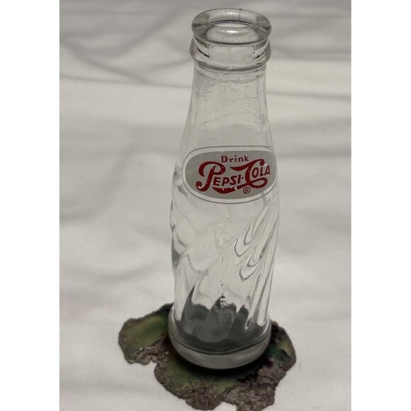 Pepsi Other - Vintage Mini Miniature Glass Pepsi Bottle 4.25" Pepsi Cola Bottle